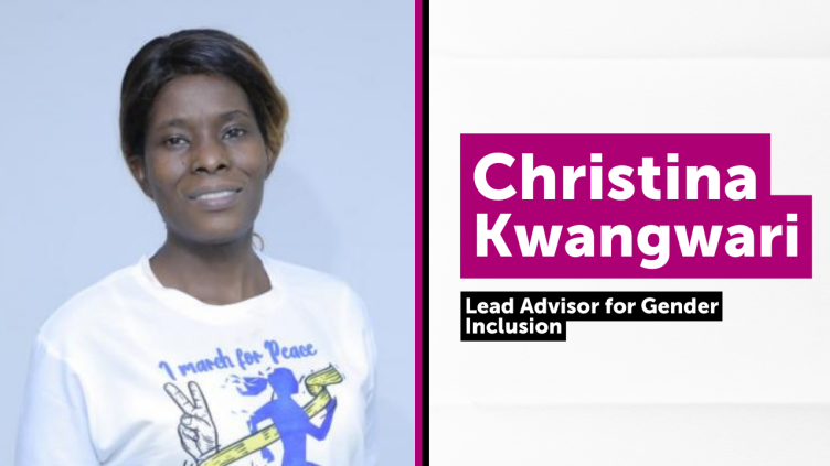 Christina Kwangwari, Lead Advisor for Gender and Inclusion