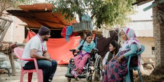 Nitin with primary actor and family