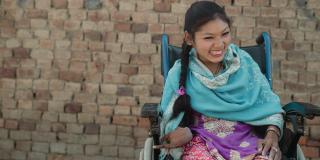 girl in wheelchair