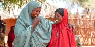 Smiling women
