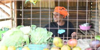 Leila in her shop.