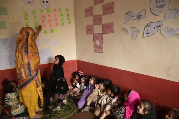 Children in classroom