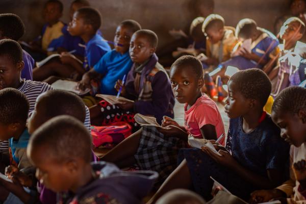 Children in classroom