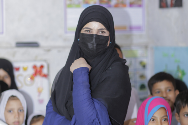 VSO volunteer Salma