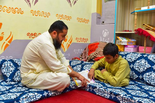 Sohail with his father